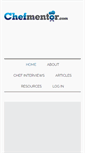 Mobile Screenshot of chefmentor.com